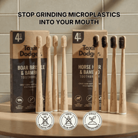 Boar Bristle Toothbrush (4 Pack)