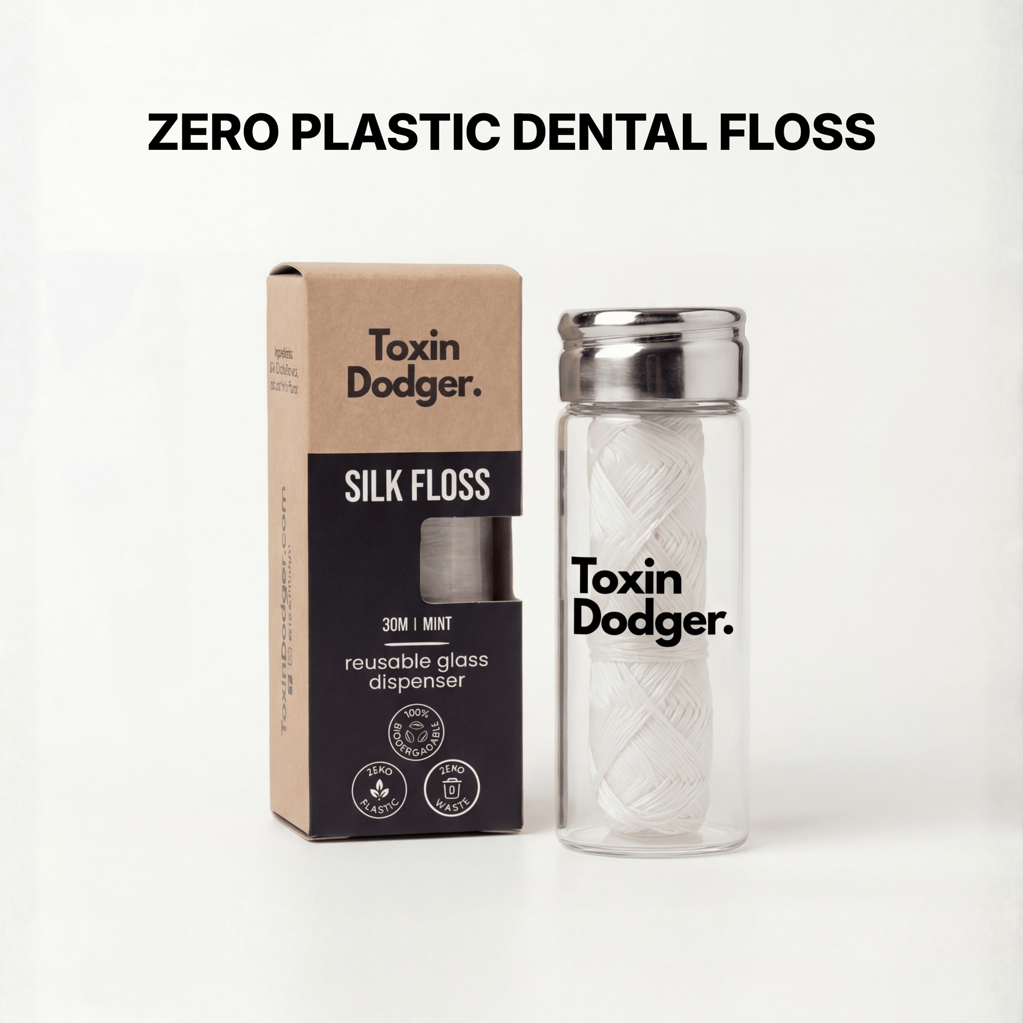 Silk Floss (30m) - zero plastic dental floss